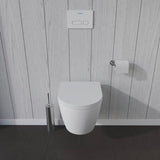 DURAVIT Wand-WC ME by Starck 480 mm Weiß Seidenmatt Rimless Tiefspüler