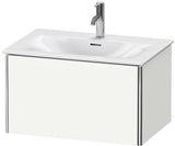 DURAVIT XSquare Waschtischunterbau 710 mm wandhängend – 1 Auszug, s-matt, Eiche massiv