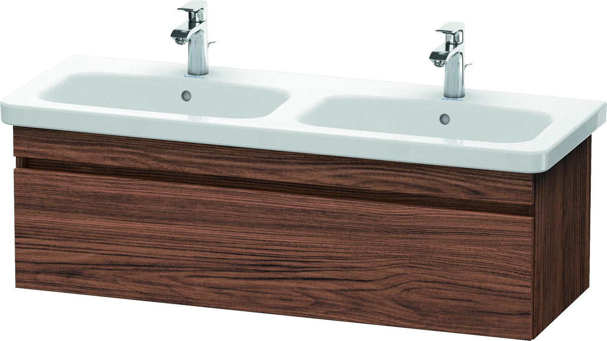 Duravit DuraStyle Waschtischunterbau 1230 mm betongrau matt – wandhängend, 1 Auszug, Soft-Close