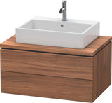 DURAVIT L-Cube Konsolenwaschtischunterbau 820 mm betongrau matt mit 2 Schubkästen