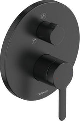 DURAVIT C.1 Einhebel-Wannenmischer Unterputz mit Keramikmischsystem in Schwarz Matt