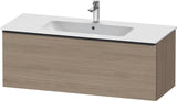 Duravit D-Neo Waschtischunterbau 1210 mm Eiche Terra Matt mit 1 Auszug und Soft-Close