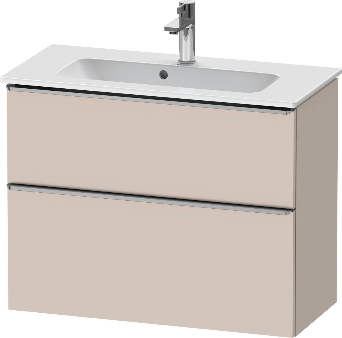 DURAVIT D-Neo Waschtischunterbau 810 mm Eiche Schwarz Bronze, wandhängend, 1 Auszug