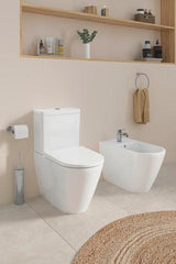 DURAVIT Wave Einhebel-Bidetmischer Chrom mit Keramikmischsystem und 128 mm Auslauf