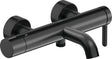 DURAVIT C.1 Einhebel-Wannenmischer Aufputz – Keramikmischsystem, Schwarz Matt, 189,5 mm