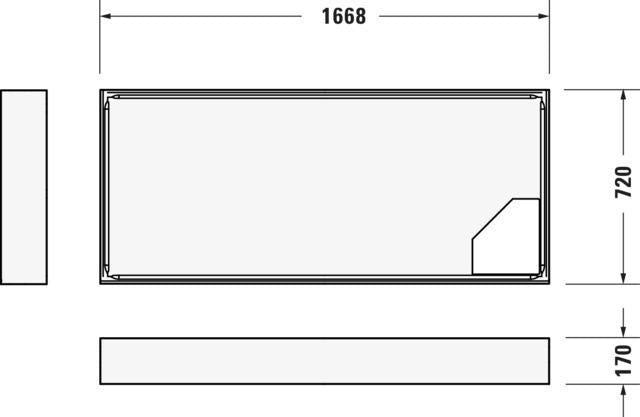 DURAVIT D-Code Duschwanne 1100x750x85 mm Weiß Sanitäracryl mit Antislip – Rechteckig