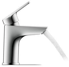 Duravit No.1 Einhebel-Waschtischmischer Chrom mit Zugstange und FreshStart