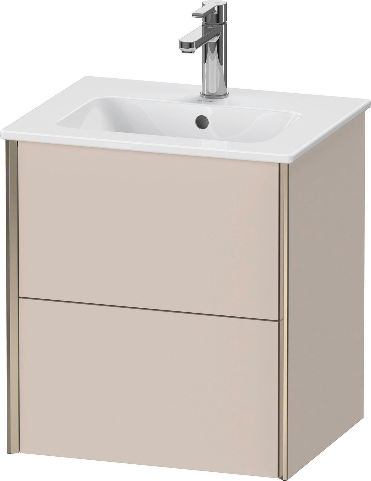 DURAVIT XViu Waschtischunterbau wandhängend 510 mm mit 2 Schubkästen und Tip-on Technik