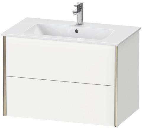 Duravit XVIU Waschtischunterbau 810x560x480mm 2 Schubkästen Parsolglas s-matt