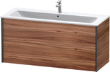 Duravit XViu Waschtischunterbau wandhängend 1210 mm, 2 Schubkästen, champagner matt/weiß matt