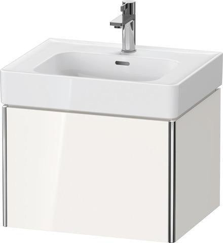 Duravit XSQUARE Waschtischunterbau 584 mm wandhängend mit Auszug – Tast-Senkrecht-Matt