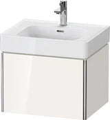 Duravit XSQUARE Waschtischunterbau 584 mm wandhängend mit Auszug – Tast-Senkrecht-Matt