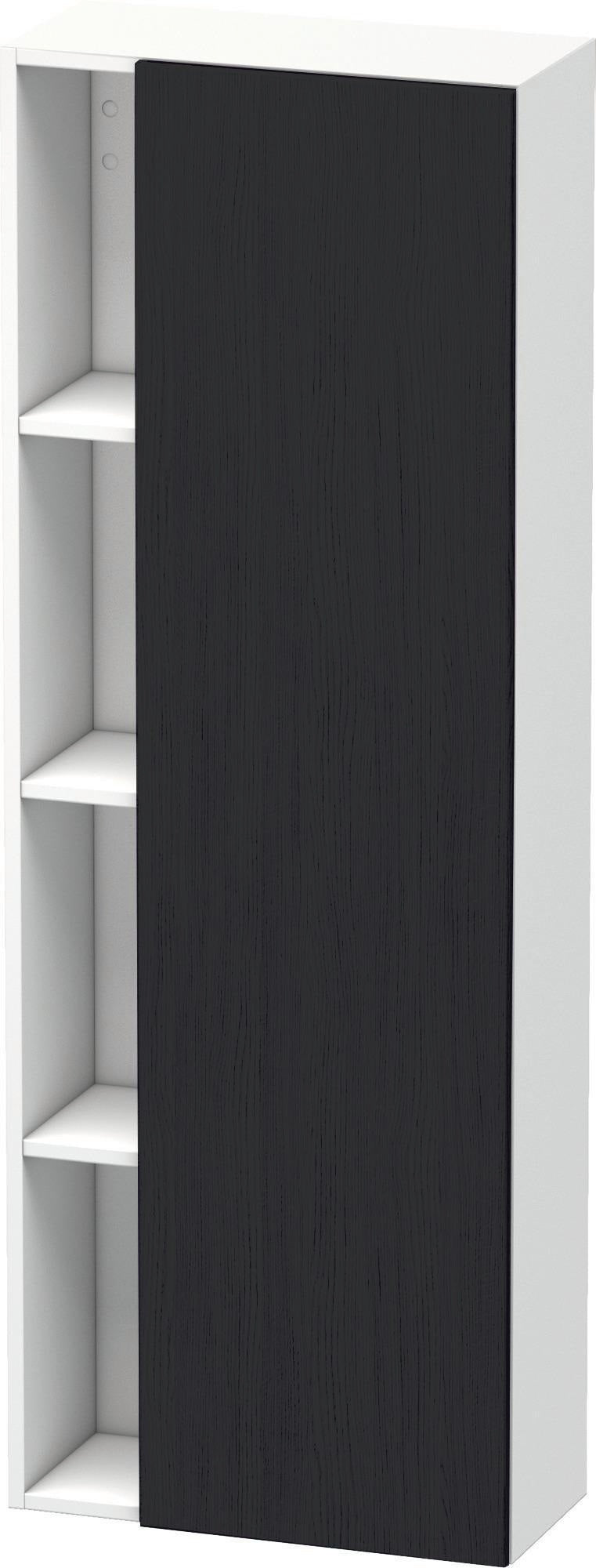 DURAVIT DuraStyle Hochschrank 1400 mm, 1 Tür links, weiß matt – wandhängend mit Soft-Close