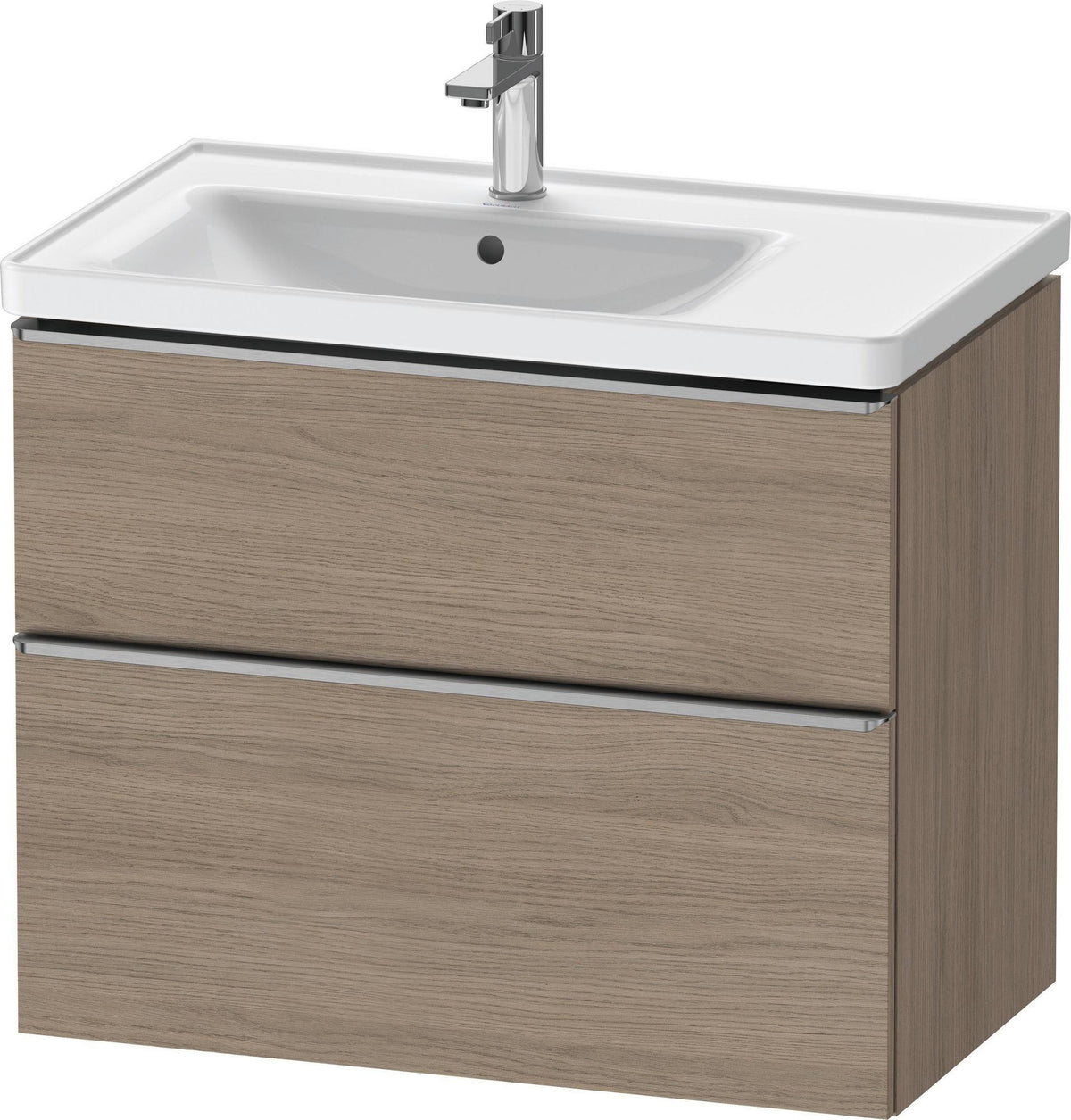 Duravit D-Neo Waschtischunterbau 784 mm Eiche Terra Matt mit 1 Auszug