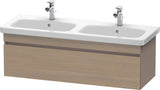 Duravit DuraStyle Waschtischunterbau 1230 mm Eiche Terra/Weiß Matt, 1 Auszug, wandhängend