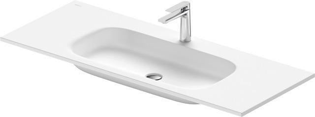 DURAVIT Sivida Möbelwaschtisch 620 mm DuroCast Plus Weiß Seidenmatt ohne Überlauf