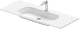 DURAVIT Sivida Möbelwaschtisch 620 mm DuroCast Plus Weiß Seidenmatt ohne Überlauf