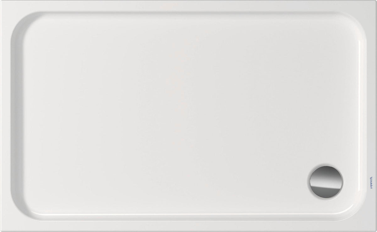 DURAVIT D-Code Duschwanne 1300x800x85 mm Weiß Sanitäracryl rechteckig
