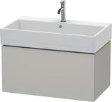 DURAVIT L-Cube Waschtischunterbau 784 mm, 1 Auszug, Weiß Matt, wandhängend, Tip-On