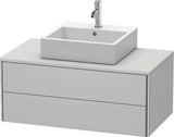 Duravit XSquare Waschtischunterbau 1000 mm – wandhängend, 2 Schubkästen, s-matt