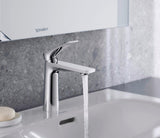 DURAVIT Tulum by Starck Einhebel-Waschtischmischer M Chrom ohne Zugstange