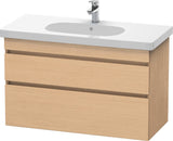 DURAVIT DuraStyle Waschtischunterbau 1000 mm wandhängend, 2 Schubkästen, weiß matt