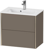 flannel grey seidenmatt / Mitteldichte Faserplatte (MDF) / 2Schubk.,champ.matt/flan.grey
