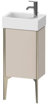 Duravit Waschtischunterbau XVIU 493 mm Pro Cha ma TA li ta s-matt – bodenstehend, 1 Tür, Aluminiumprofil