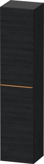 DURAVIT D-Neo Hochschrank 400x360x1760 mm, 1 Tür links, Eiche Schwarz – Matt, Soft-Close