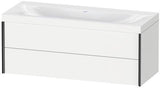 Duravit Möbelwaschtischset XViu 1200x480mm mit Unterbau, 2 Schubkästen, Ahorn mitte