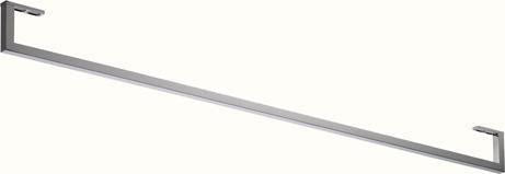 DURAVIT Handtuchhalter Universal Chrom 1150 mm – Wandmontage am Waschtisch