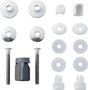 DURAVIT WC-Sitz Befestigung D-Code 006739 – Weißes Kunststoff Scharnier Ersatzteil