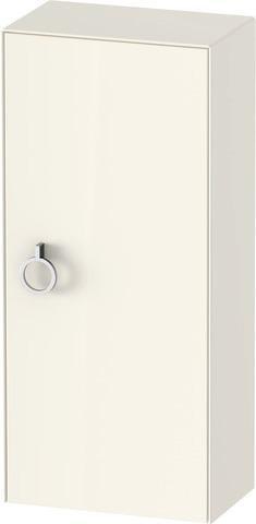 DURAVIT White Tulip Halbhochschrank 400 mm, Tür links, Nussbaum/Taupe, Soft-Close