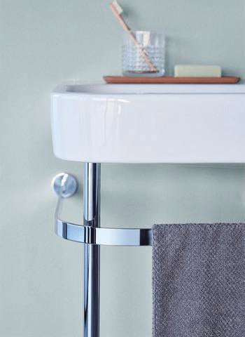 DURAVIT Möbelwaschtisch Happy D.2 1000 mm mit Überlauf, 1 Hahnloch, WonderGliss, weiß