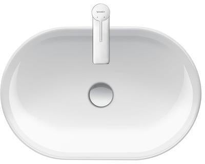 Duravit D-Neo Aufsatzbecken 600 mm oval weiß mit WonderGliss