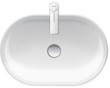 Duravit D-Neo Aufsatzbecken 600 mm oval weiß mit WonderGliss