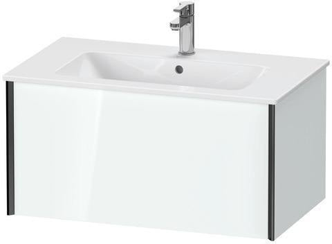 Duravit Waschtischunterbau XVIU 810 mm weiß matt mit Tip-On-Technik und Auszug