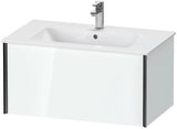 Duravit Waschtischunterbau XVIU 810 mm weiß matt mit Tip-On-Technik und Auszug