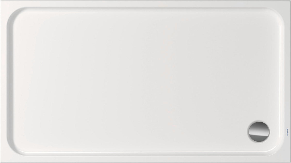 DURAVIT D-Code Duschwanne 1300x900x85 mm Weiß Sanitäracryl rechteckig