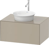 DURAVIT White Tulip Waschtischunterbau 800 mm, 1 Auszug, LED-Beleuchtung, anthrazit
