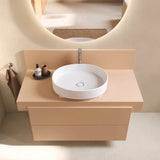 Duravit Balcoon Konsole 1000x370x550 mm – Elfenbein Matt, 1 Ausschnitt mittig