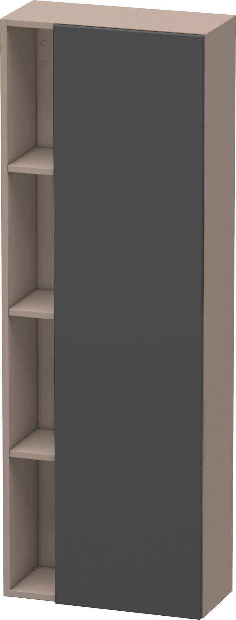 DURAVIT DuraStyle Hochschrank 1400 mm, 1 Tür links, weiß matt – wandhängend mit Soft-Close