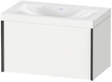 Duravit XViu Möbelwaschtischset 800x480mm mit Unterschrank, 1 Auszug, Ahorn mitte