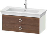 DURAVIT Waschtischunterbau White Tulip wandhängend 984 mm mit 2 Schubkästen, weiß seidenmatt