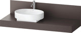 DURAVIT Balcoon Konsole 1400 mm mit Ausschnitt links – Elfenbein Matt