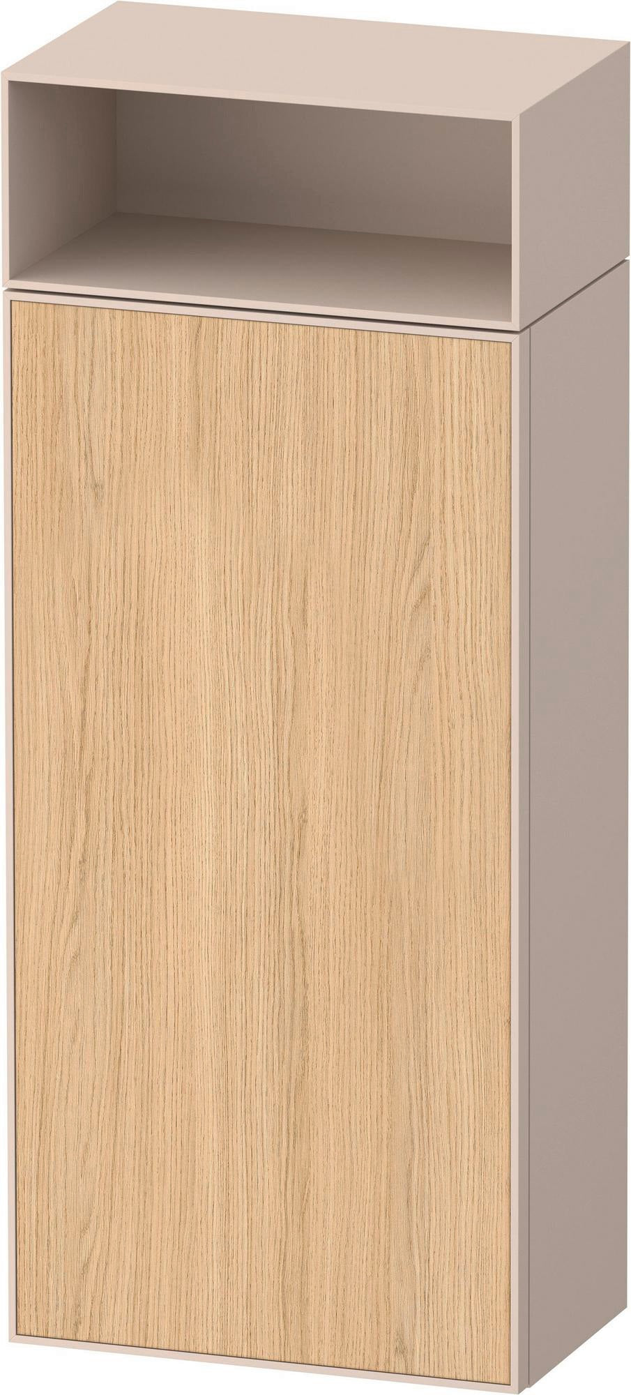 Duravit Zencha Halbhochschrank 961x400x240mm Eiche Anthrazit Matt mit Tip-on Technik