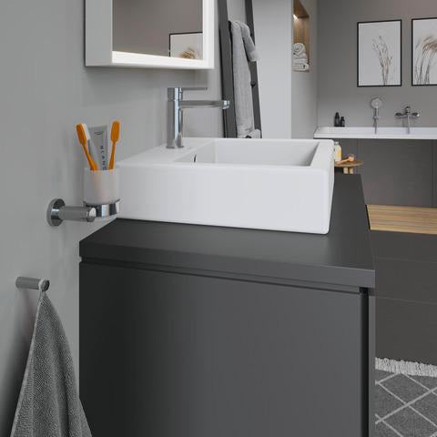 Duravit Waschtisch Vero 500 mm mit Überlauf, Hahnlochbank und WonderGliss in Weiß