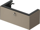 DURAVIT White Tulip Waschtischunterbau 984 mm, 1 Auszug, wandhängend, weiß seidenmatt, mit Griff