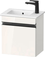 DURAVIT Sivida Waschtischunterbau 400 mm Nussbaum – Wandhängend, 1 Tür, Dämpfung