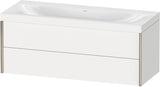 DURAVIT XViu c-bonded Waschtischunterbauset 1200 mm wandhängend mit 2 Schubkästen